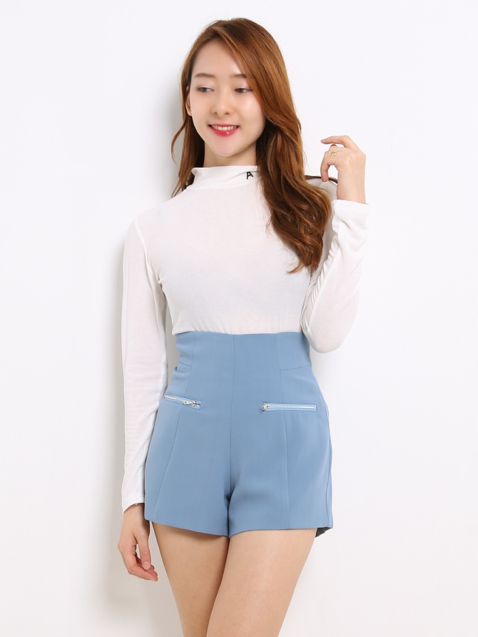 Zip Pocket Short Pants 13463