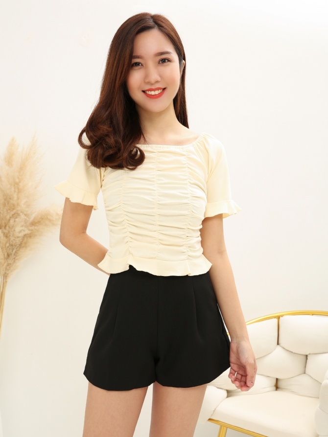 Pleated Top 15691