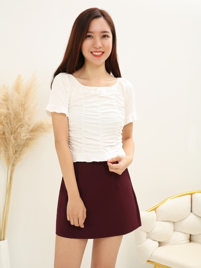 Pleated Top 15691