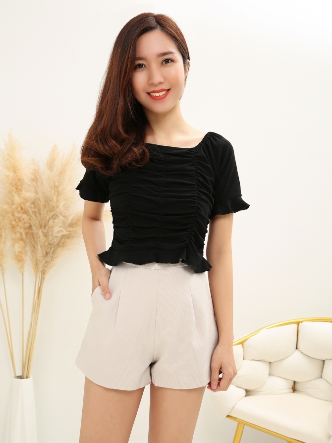 Pleated Top 15691