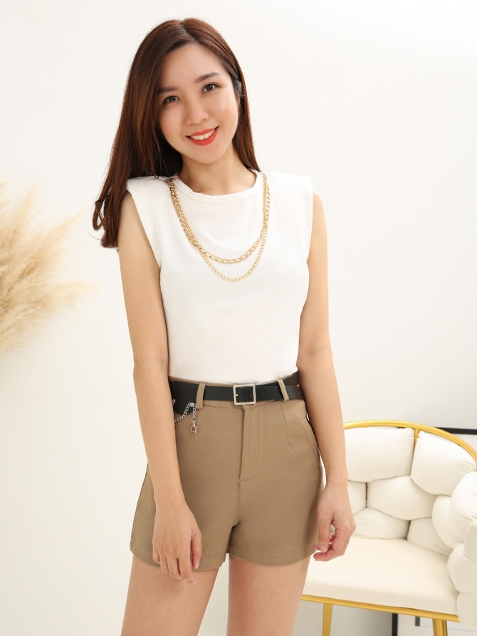 Chain Sleeveless Top 15547