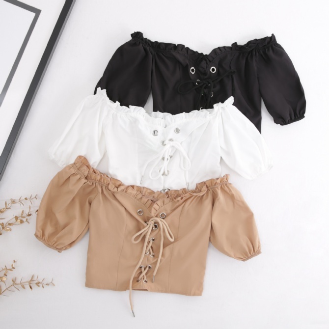 Front String Tie Up Top 16503