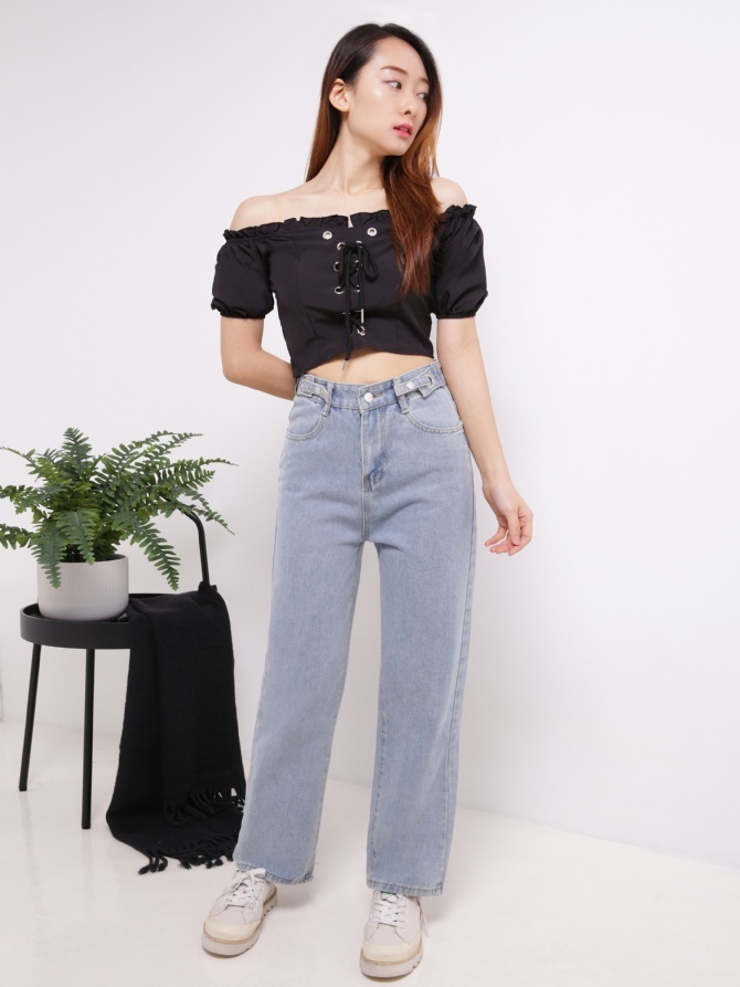 Front String Tie Up Top 16503