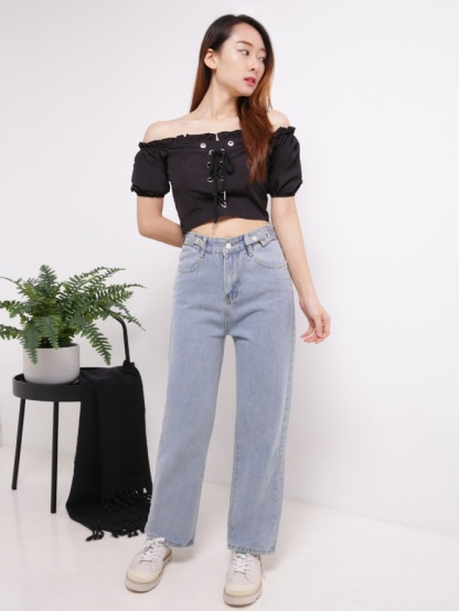 Front String Tie Up Top 16503