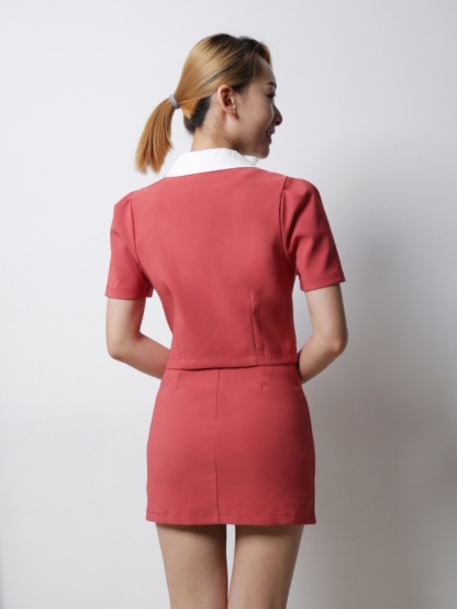 Formal Collar With Button Set 18679