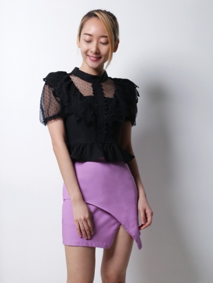 Wrap Split Skirt 18692