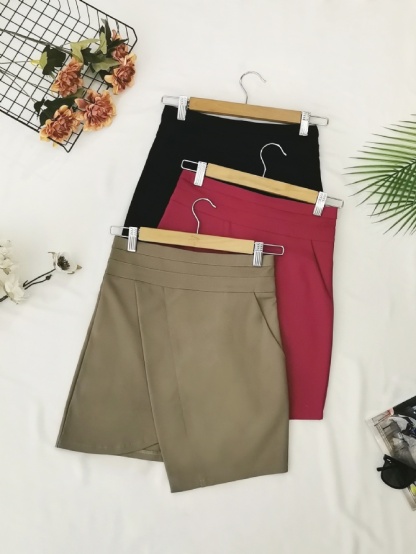 High Waist Irregular Long Skirt 19060
