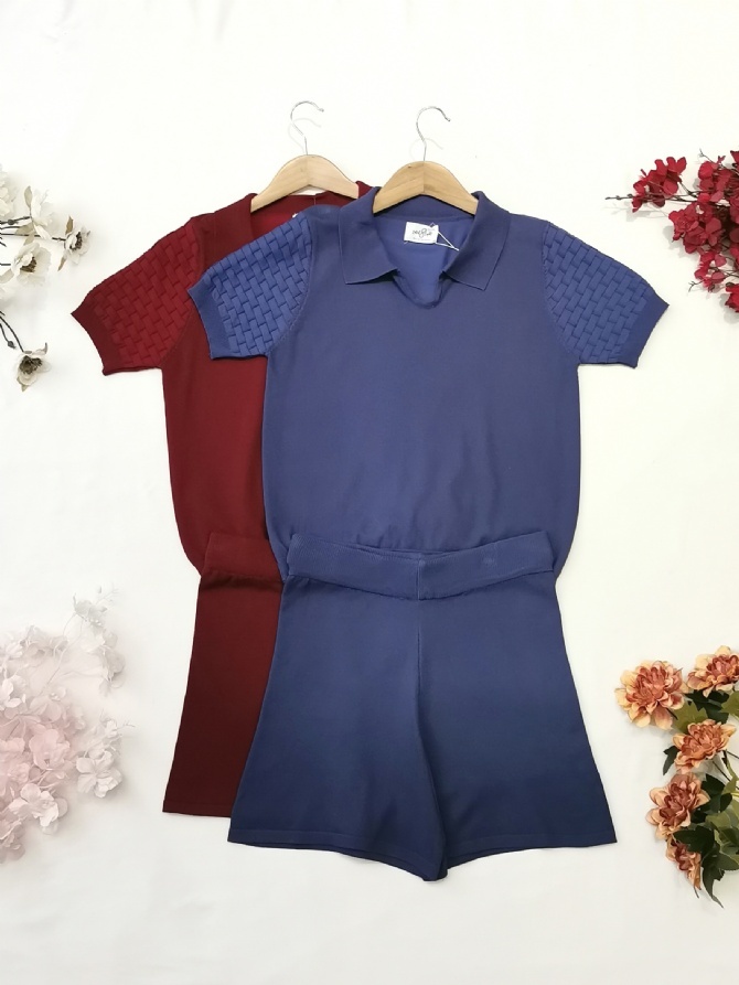 Checker Sleeve Collar Set 19804