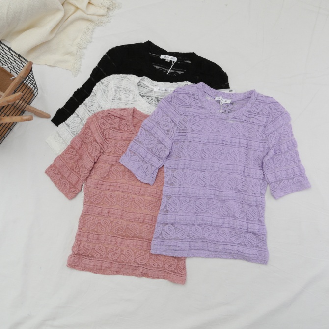 Inner Singlet With Lace Top 14279