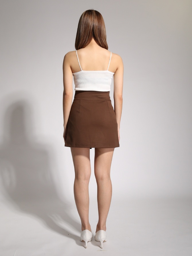 High Waist Wrap Irregular Long Skirt 19844