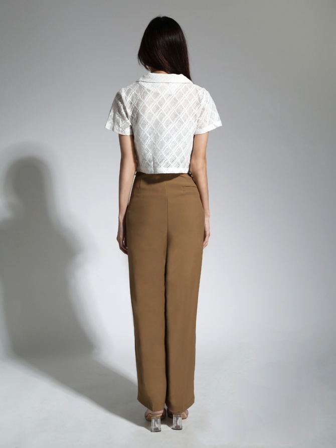 Net Lace Checker Top 21233