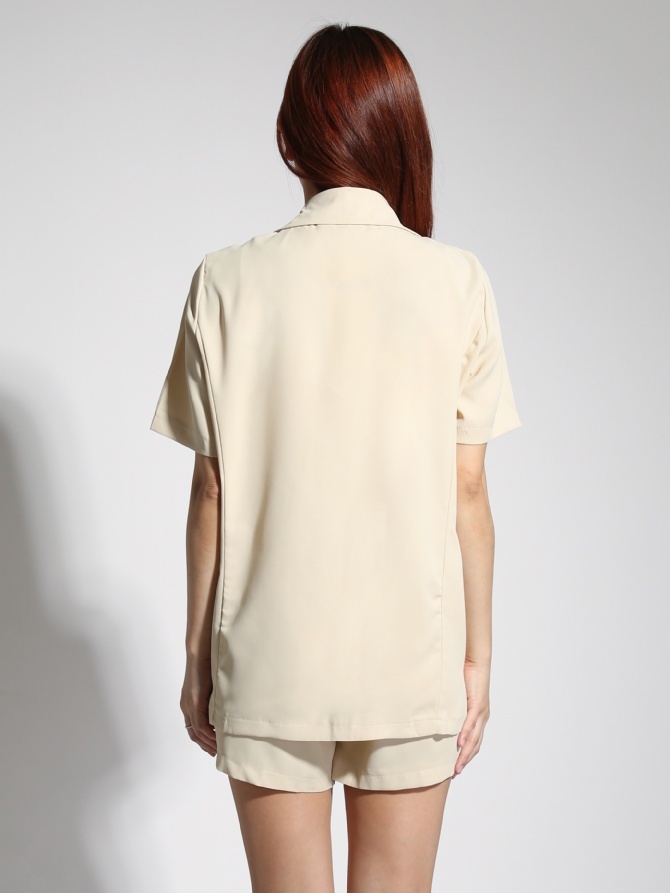 Formal Blazer With Short Pants Set 22081