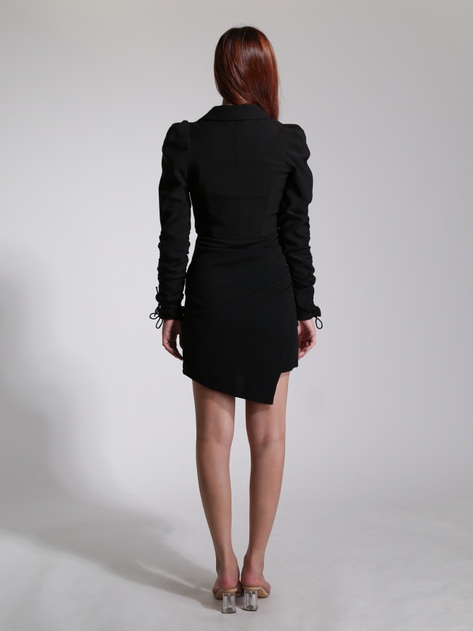 Long Sleeve Drawstring Outerwear 22527