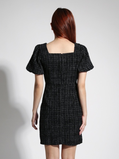 Chanel Style Square Neck Dress 22088