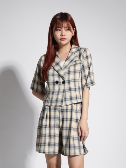 Formal Plaid Set 22170