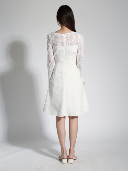 Lace Button Long Sleeve Pocket Jumpsuit 23775