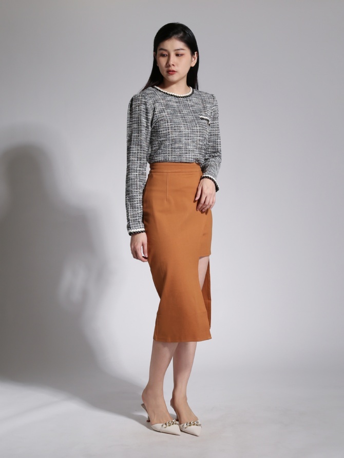 Plain Pencil Skirt 23749