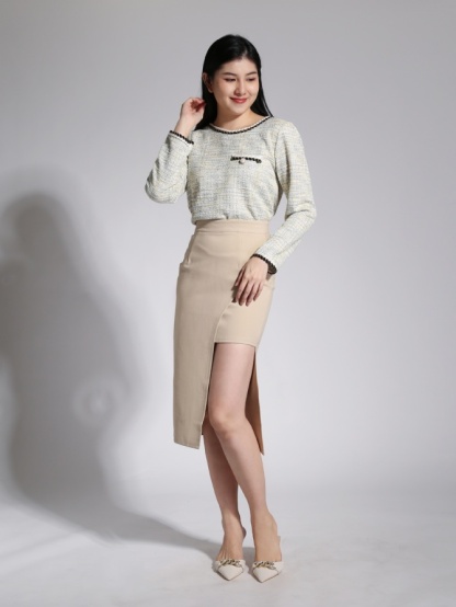 Plain Pencil Skirt 23749