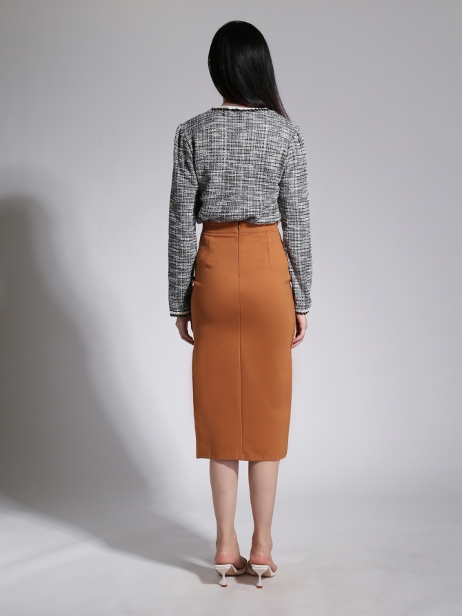 Plain Pencil Skirt 23749