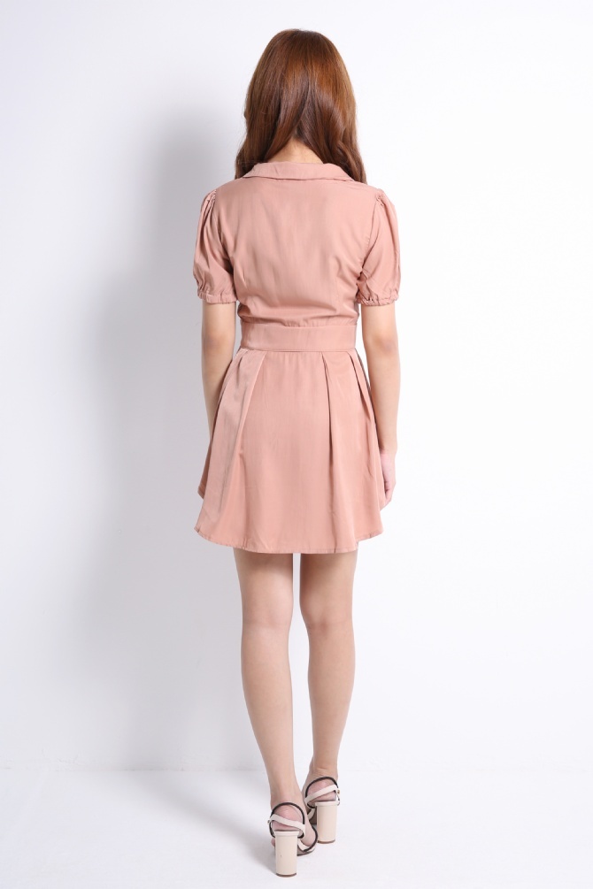 Front Button Top With Short Pants Set 9387