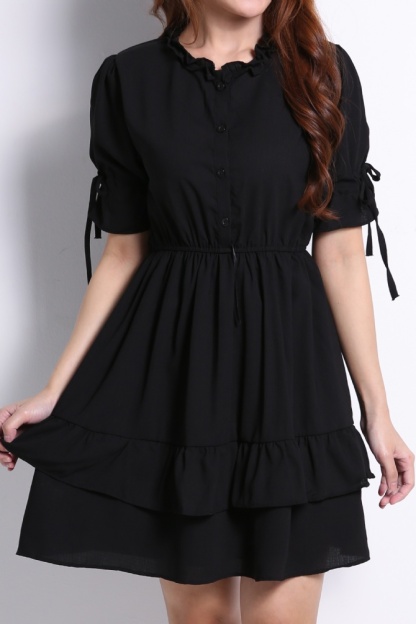 Front Button Dress 9705