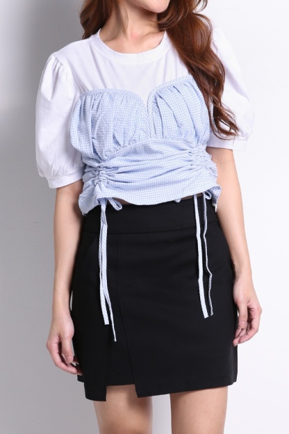 Fake Two Piece Top 9821