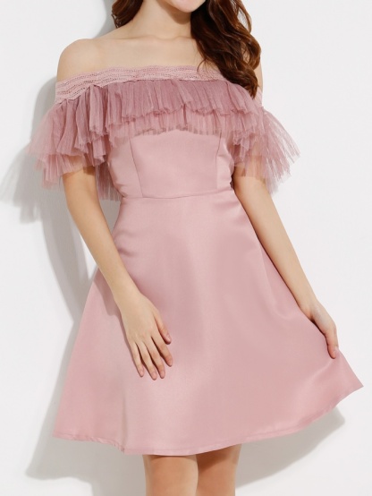 Off Shoulder Dress 12759