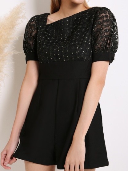 Lace Flower Jumpsuit 14839