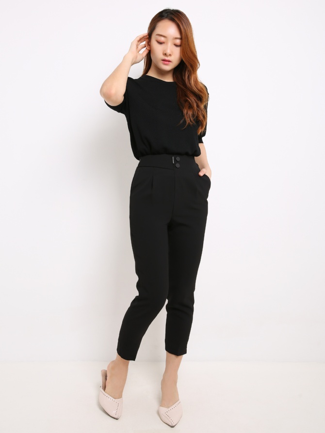 High Waisted Trousers 14305