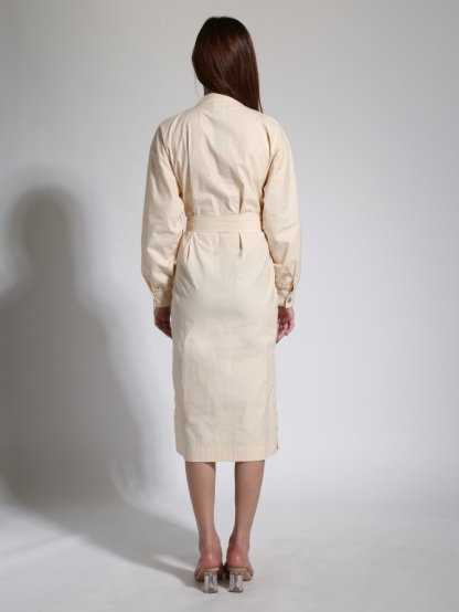 Side Split V Neck With Split Dress 23913