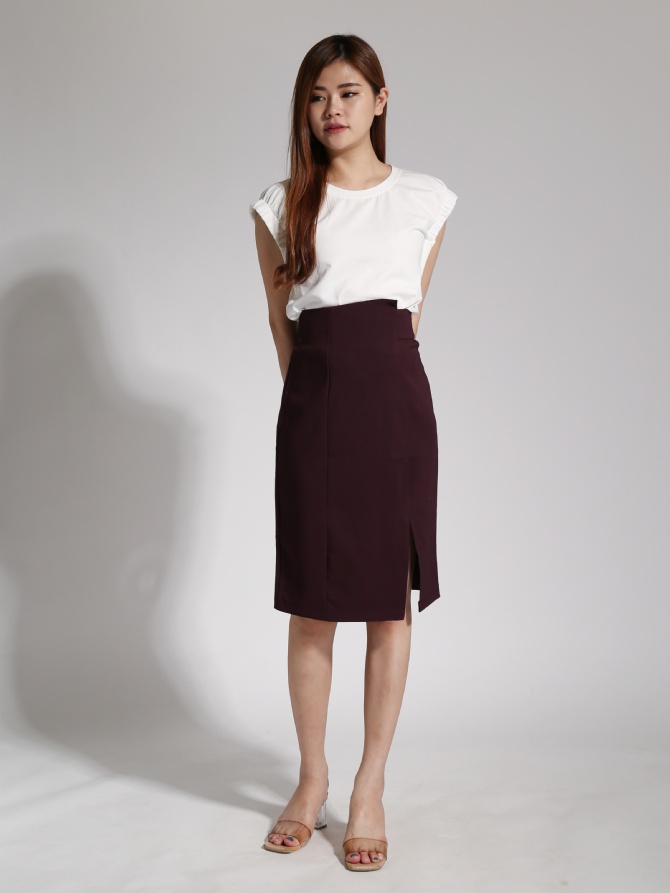 High Waist With Split Skirt 24051