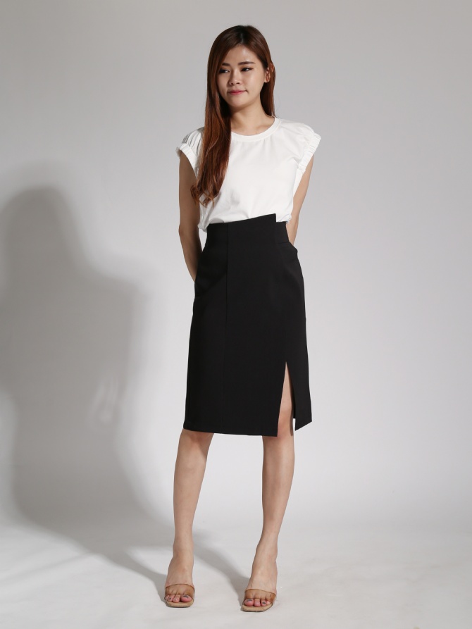 High Waist With Split Skirt 24051