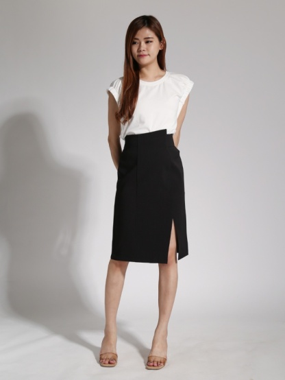High Waist With Split Skirt 24051
