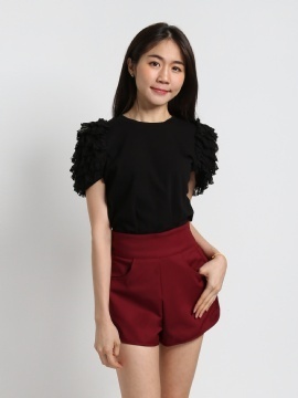 Layered Eyelet Lace Top 19457