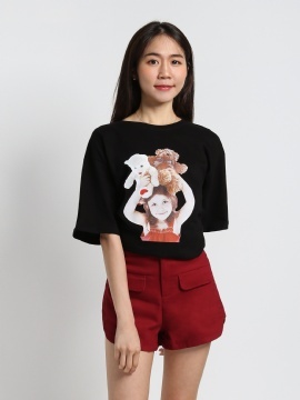 Girl Oversize Tee 19466