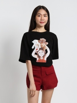 Girl Oversize Tee 19466