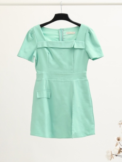 Square Neck Split Jumpsuit 14933