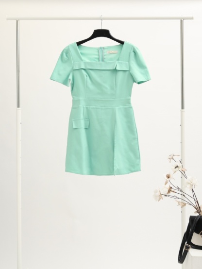 Square Neck Split Jumpsuit 14933