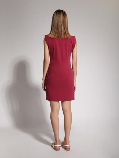 Sleeveless Plain Dress 20571