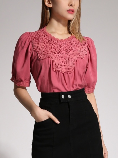 Puff Lace Top 20085