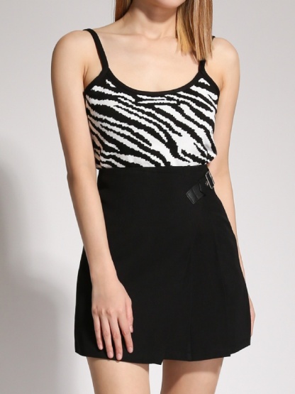 Decorative Belt Wrap Skirt 20431