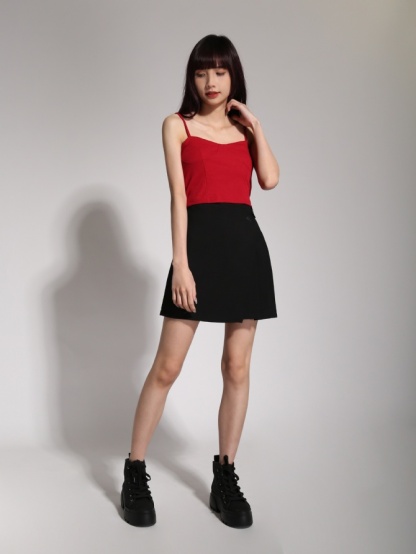 Basic Plain With Strap Top 20489