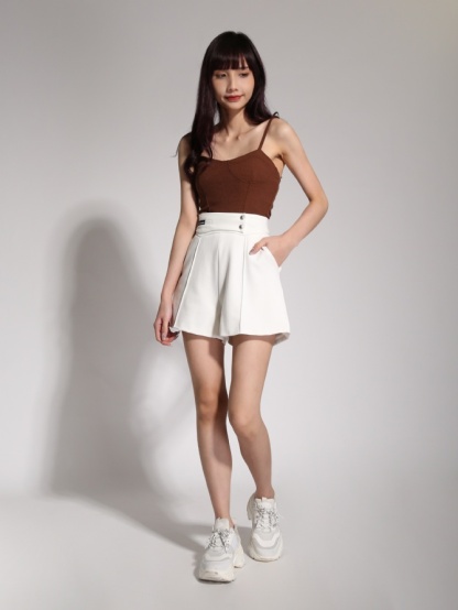 Basic Plain With Strap Top 20489