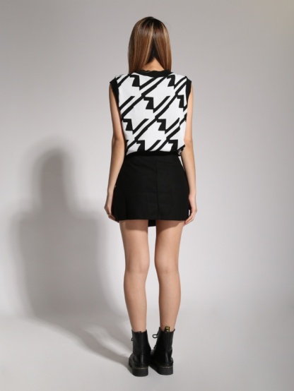 High Waist Side Twist Irregular Long Skirt 20490