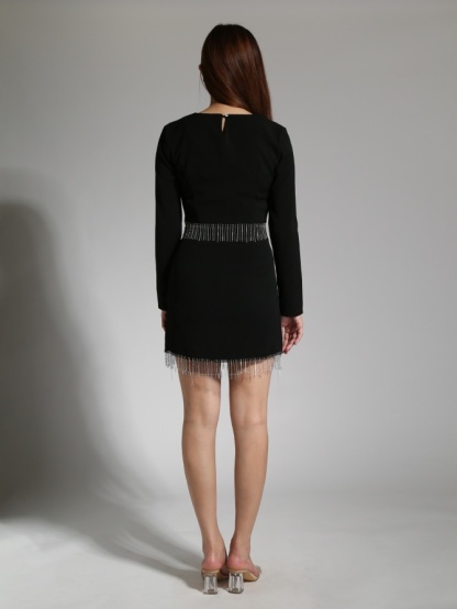 Formal Long Sleeve Tassel Set 23529