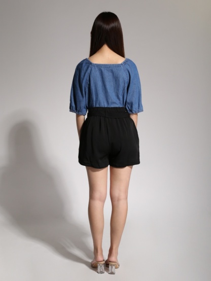 Denim Square Neck Top 20881