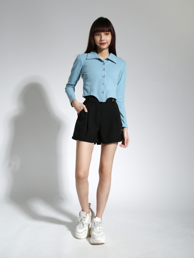 Casual With With Belt Short Pants 21311