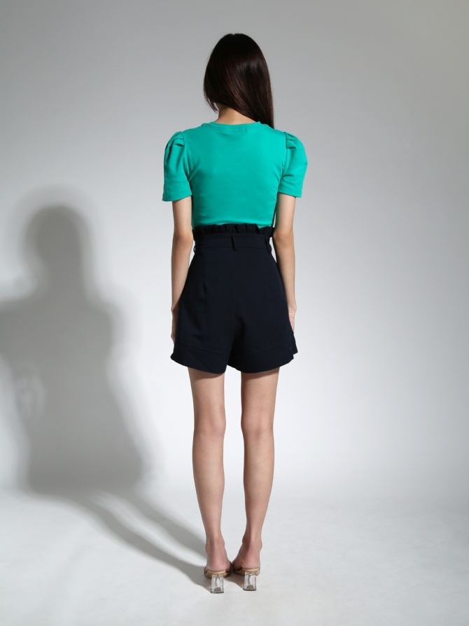 High Waist Ruffles Short Pants 21351