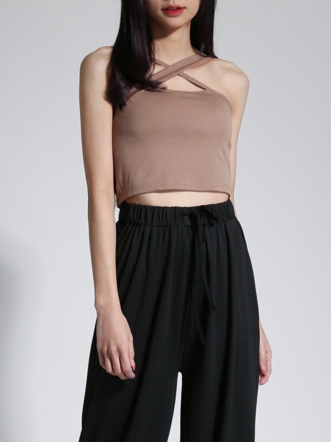 Two Strap Halter Top 23238