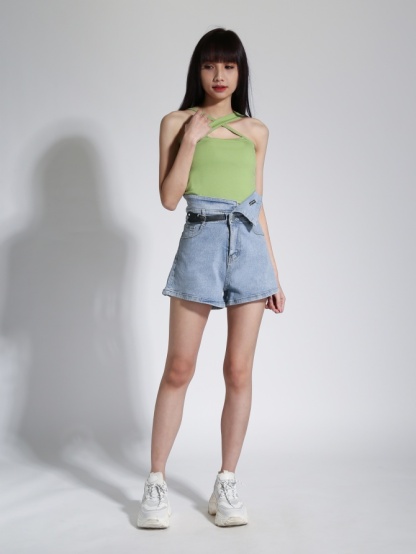 Two Strap Halter Top 23238